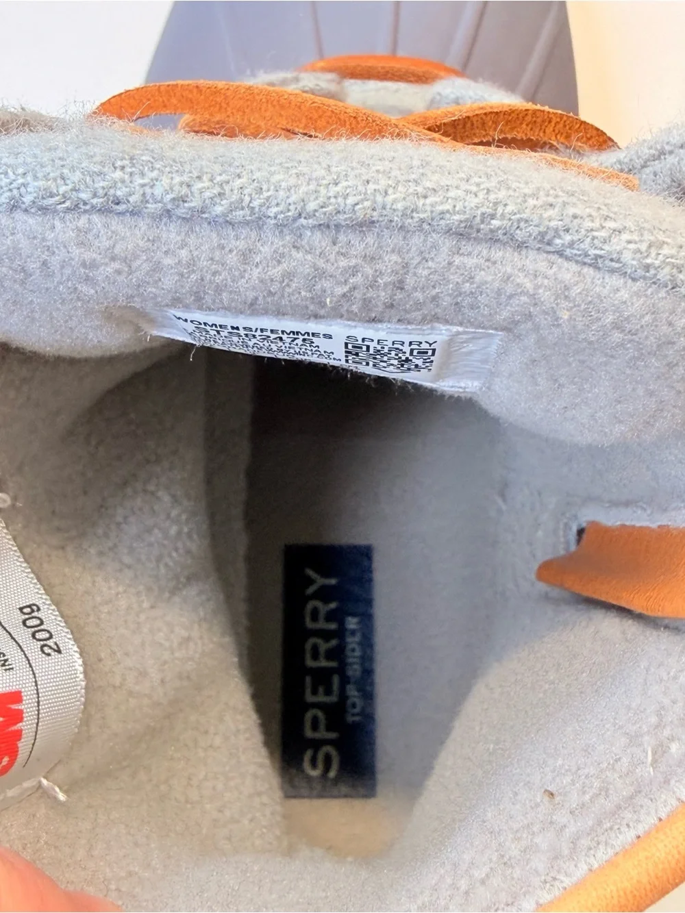 Sperry Saltwater Wool Duck Boots Gray Waterproof Thinsulate Women 7.5 NIB